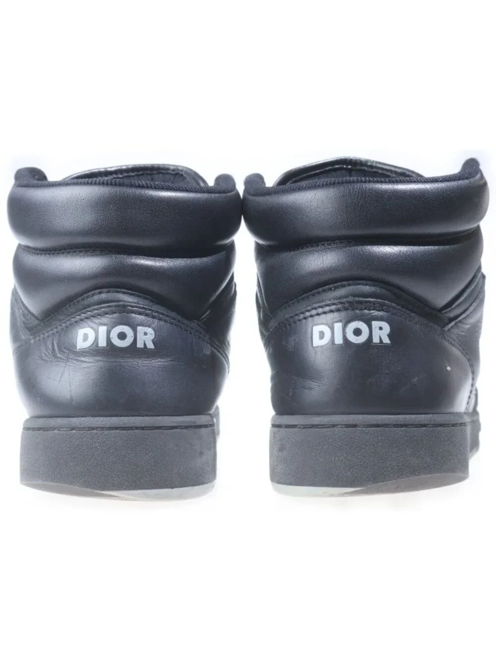 Dior High Black Oblique Galaxy Cut Sneakers